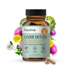 Bottle label for Full Spectrum Liver Cleanse & Detox