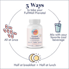 FullWell Prenatal Lemon third-party testing seal confirms independent quality checks.