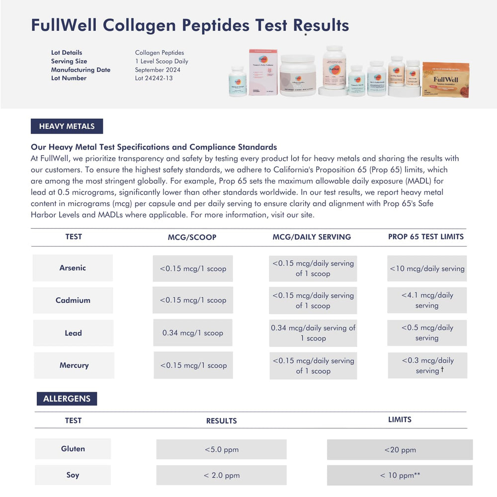 A woman preparing her daily collagen routine with FullWell during pregnancy or breastfeeding.