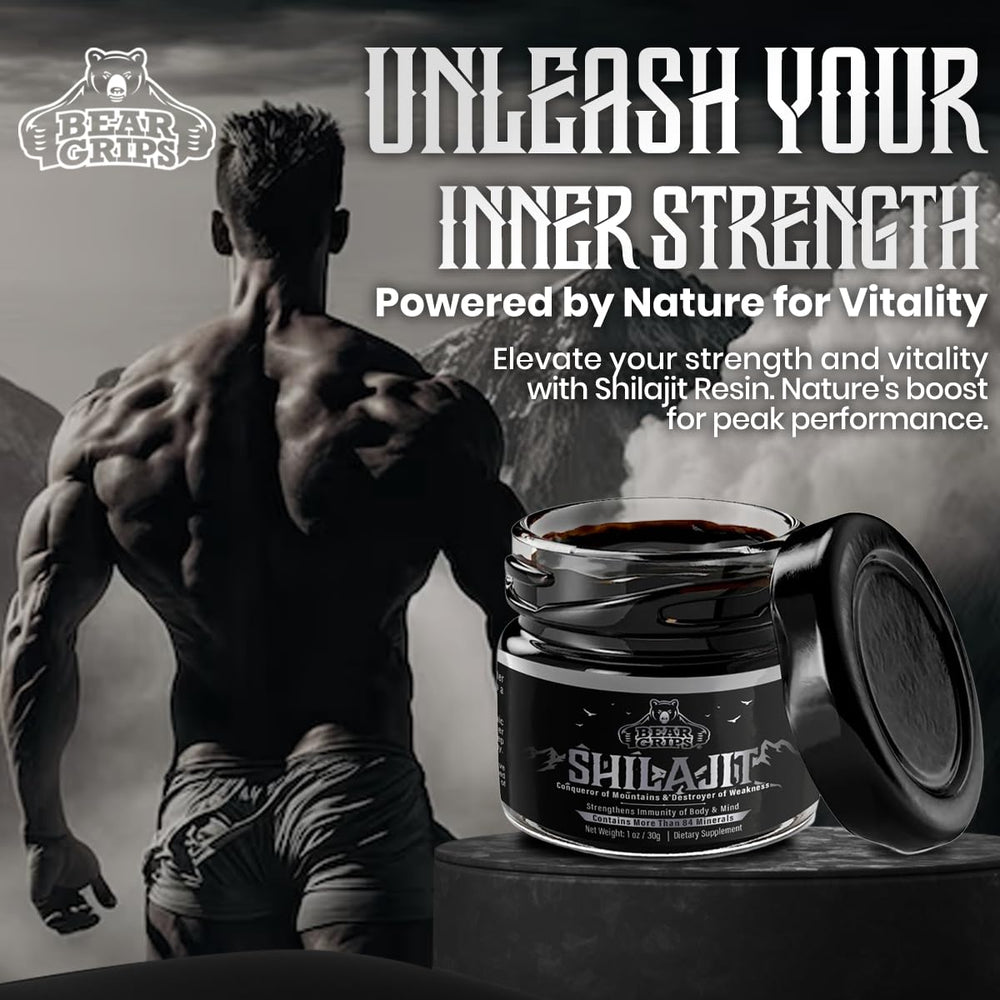 Shilajit with fulvic acid illustration