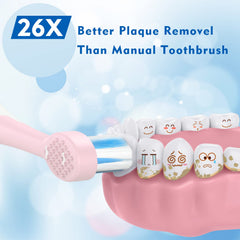 DuPont brush heads included with FUMEIKANG 2-pack