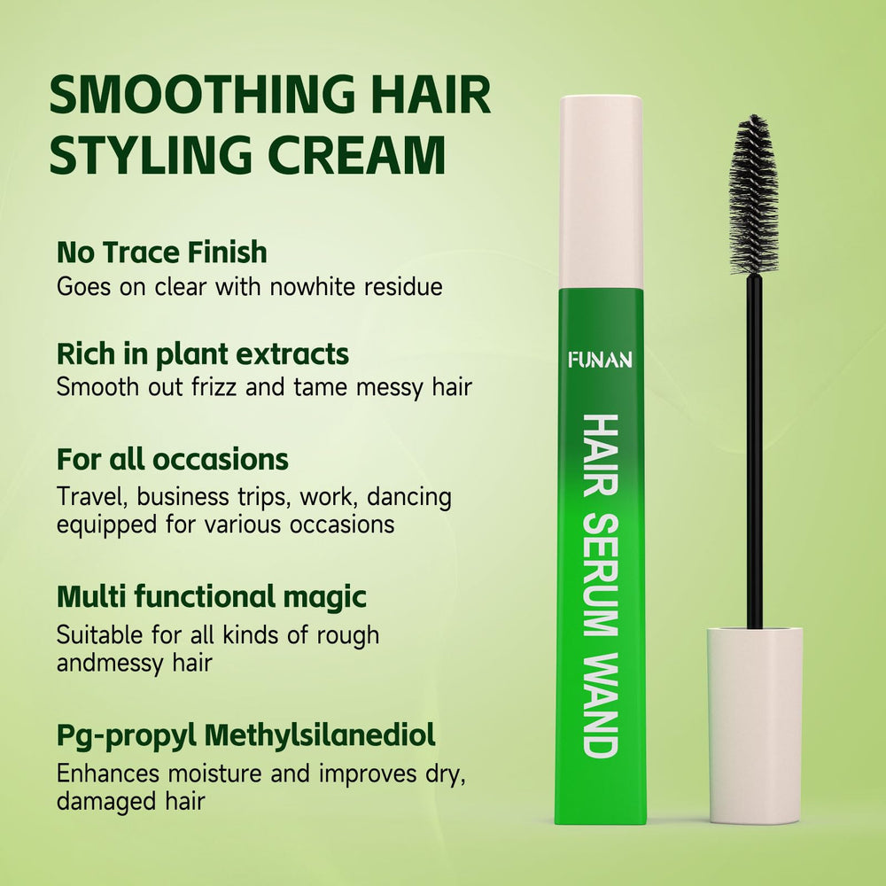 Non-greasy blend from FUNAN wand keeps hair soft and manageable.