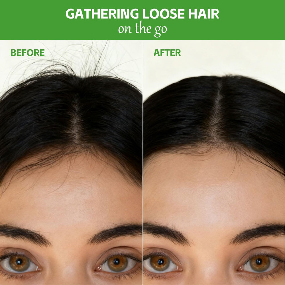 Multi-use tool for frizz control and edge definition with FUNAN wand.