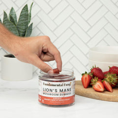 Packaging shot showing the bottle and label