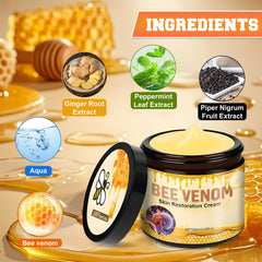Funfunman bee venom cream reduces blemishes for clearer skin.
