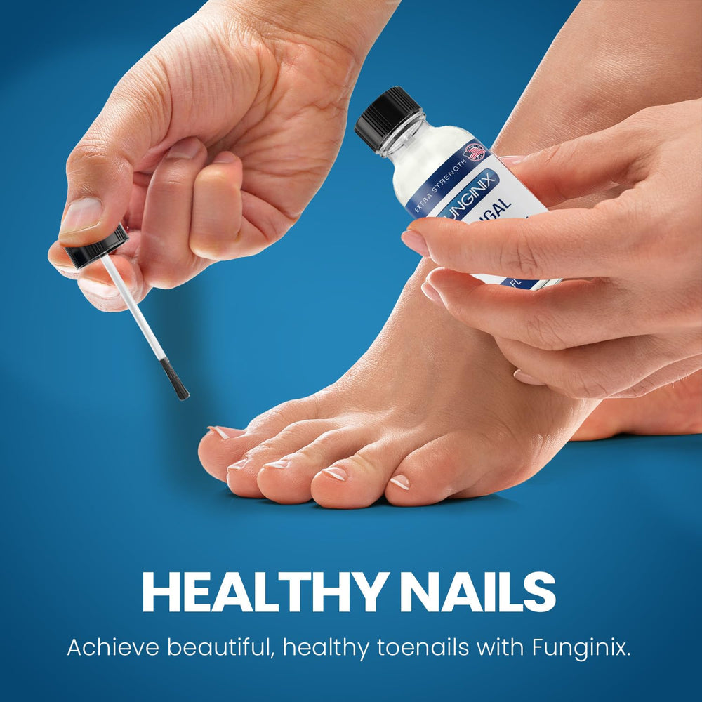 FUNGINIX aloe-lavender-essentials emphasizes soothing botanicals for irritated skin around nails