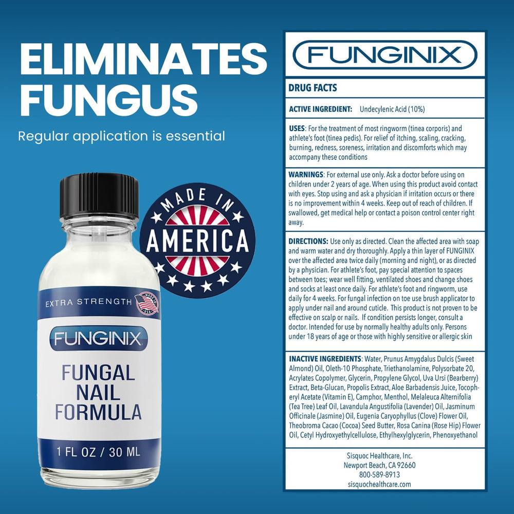 FUNGINIX toenail fungus treatment nails-closeup illustrates clear nails and well-cared edges
