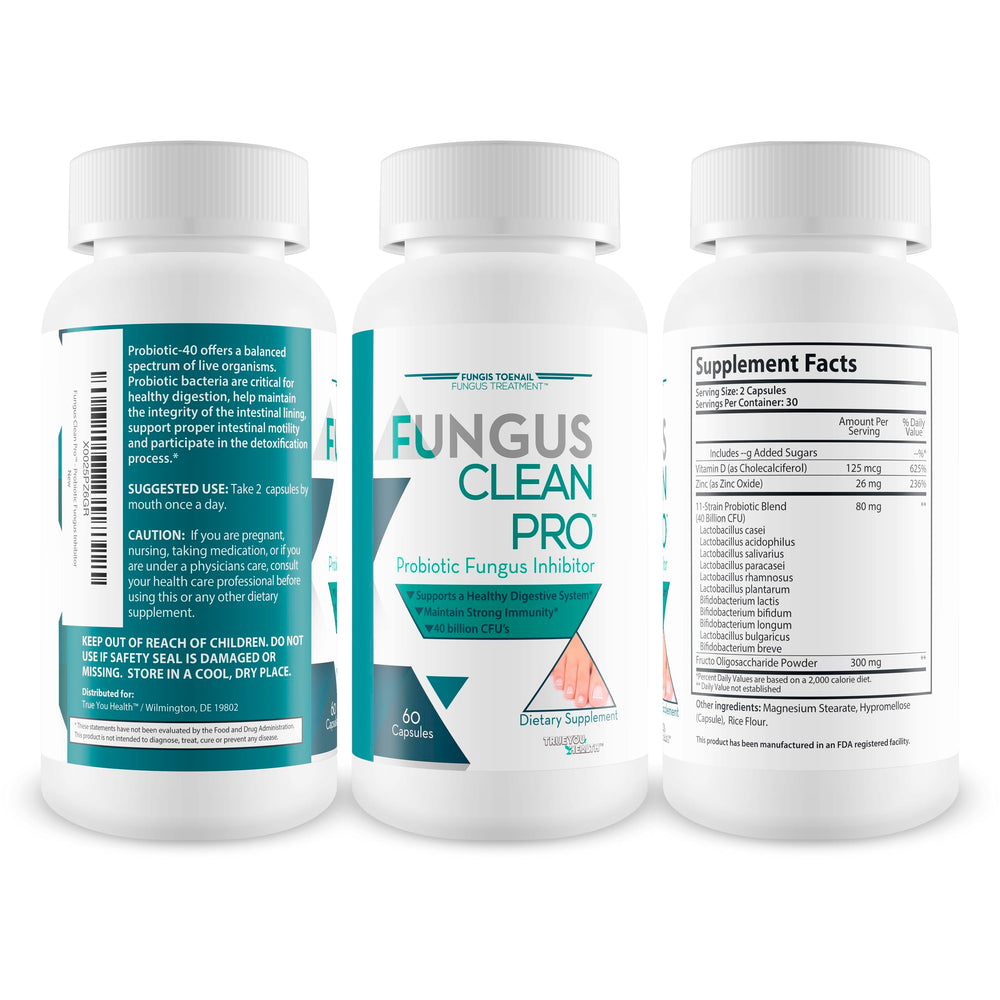Fungis Toenail Fungus Treatment capsules pour demonstrates simple daily dosing.