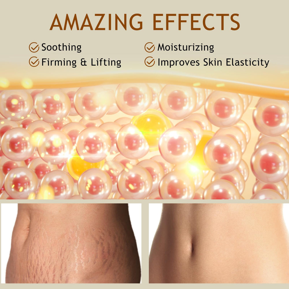 Fuputo B Flat Belly Firming Cream texture closeup highlighting creamy, moisturizing feel