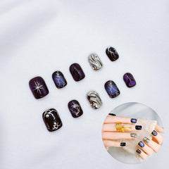 FURNUNUBI gothic nails worn on hand offer bold, edgy style.