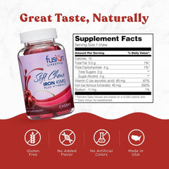 Two-month supply of Fusion Lifestyle iron supplements