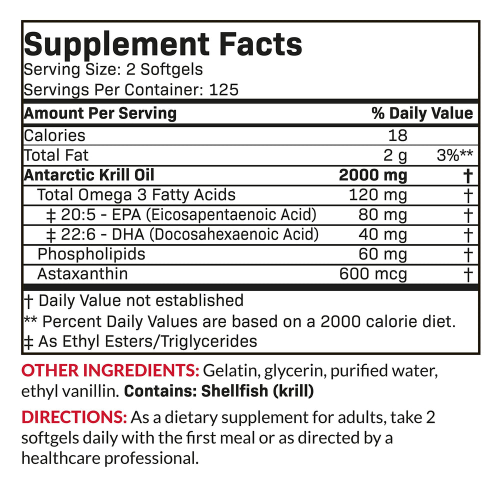 Lab-tested, Non-GMO Futurebiotics Krill Oil bottle on display