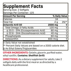 Lab-tested, Non-GMO Futurebiotics Krill Oil bottle on display