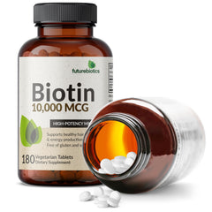 Non-GMO seal on Futurebiotics Biotin bottle