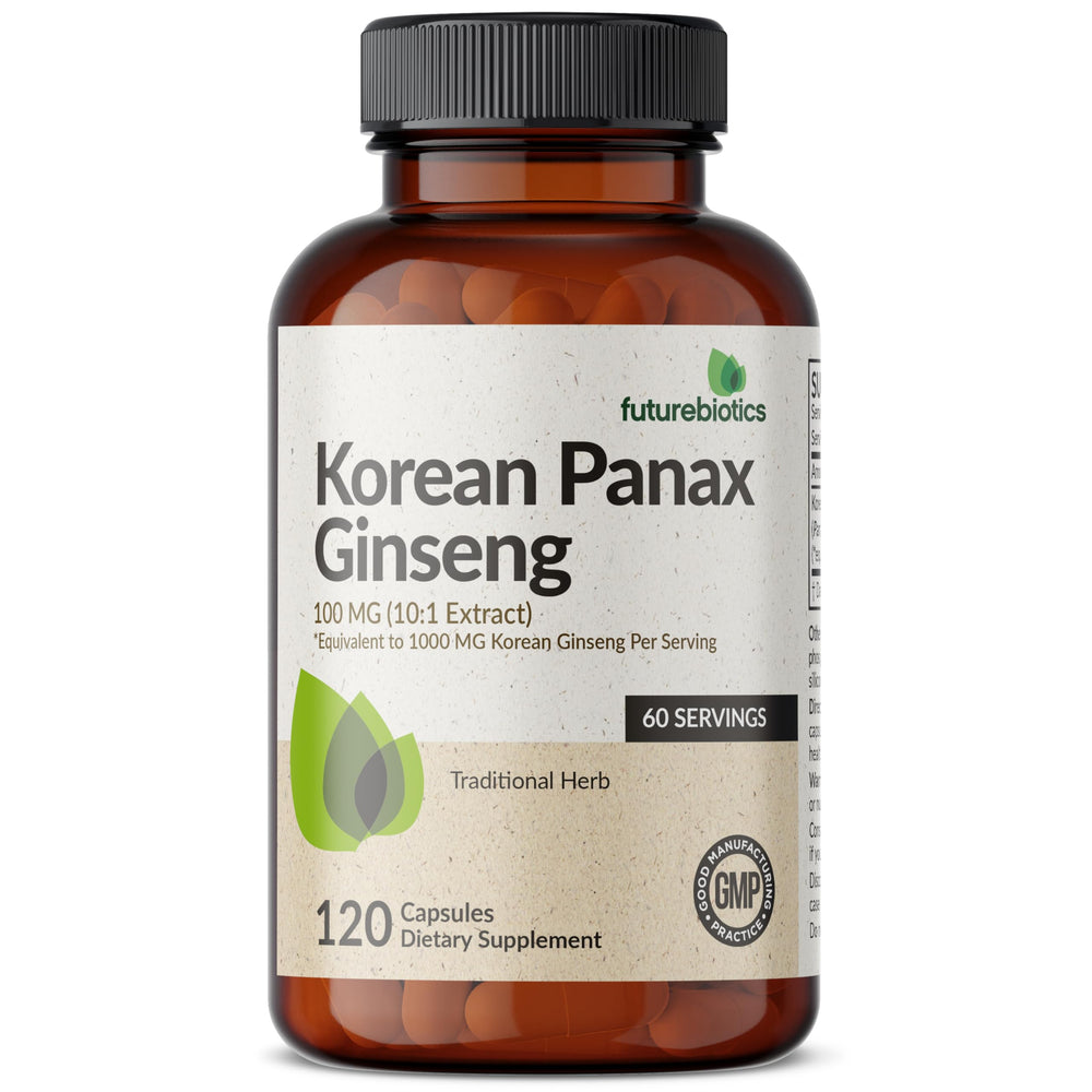 Korean Panax Ginseng root and capsules image