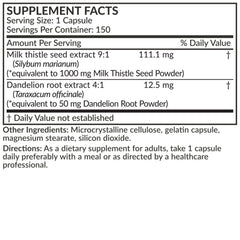 Bottle with capsules for Futurebiotics Liver Health Support