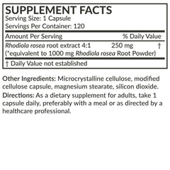 Active adult taking Rhodiola Rosea capsule in lifestyle setting
