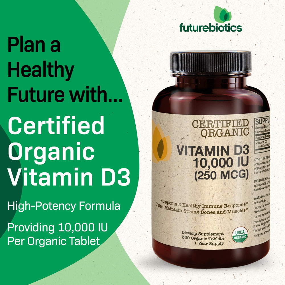 Immune support concept image with Vitamin D3