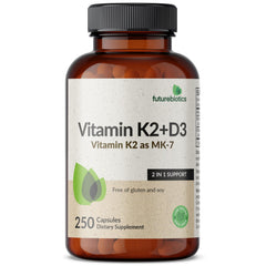 Bottle showing 250 vegetarian capsules count
