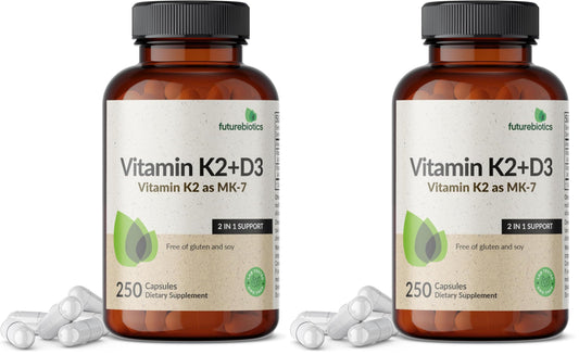 Futurebiotics Vitamin K2 MK-7 with D3 bottle front