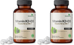 Futurebiotics vitamin-k2-d3 bottle front for daily bone and immune support.