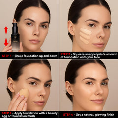 FV Flawless radiance captured in a bottle for combination skin.