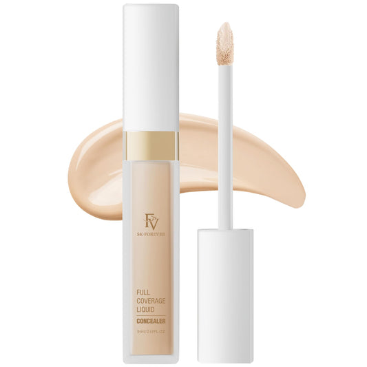FV Liquid Matte Concealer 01 Fair packaging for travel-ready makeup.