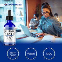Organic vegetable glycerin derived from non-GMO palm sources for Alpha GPC