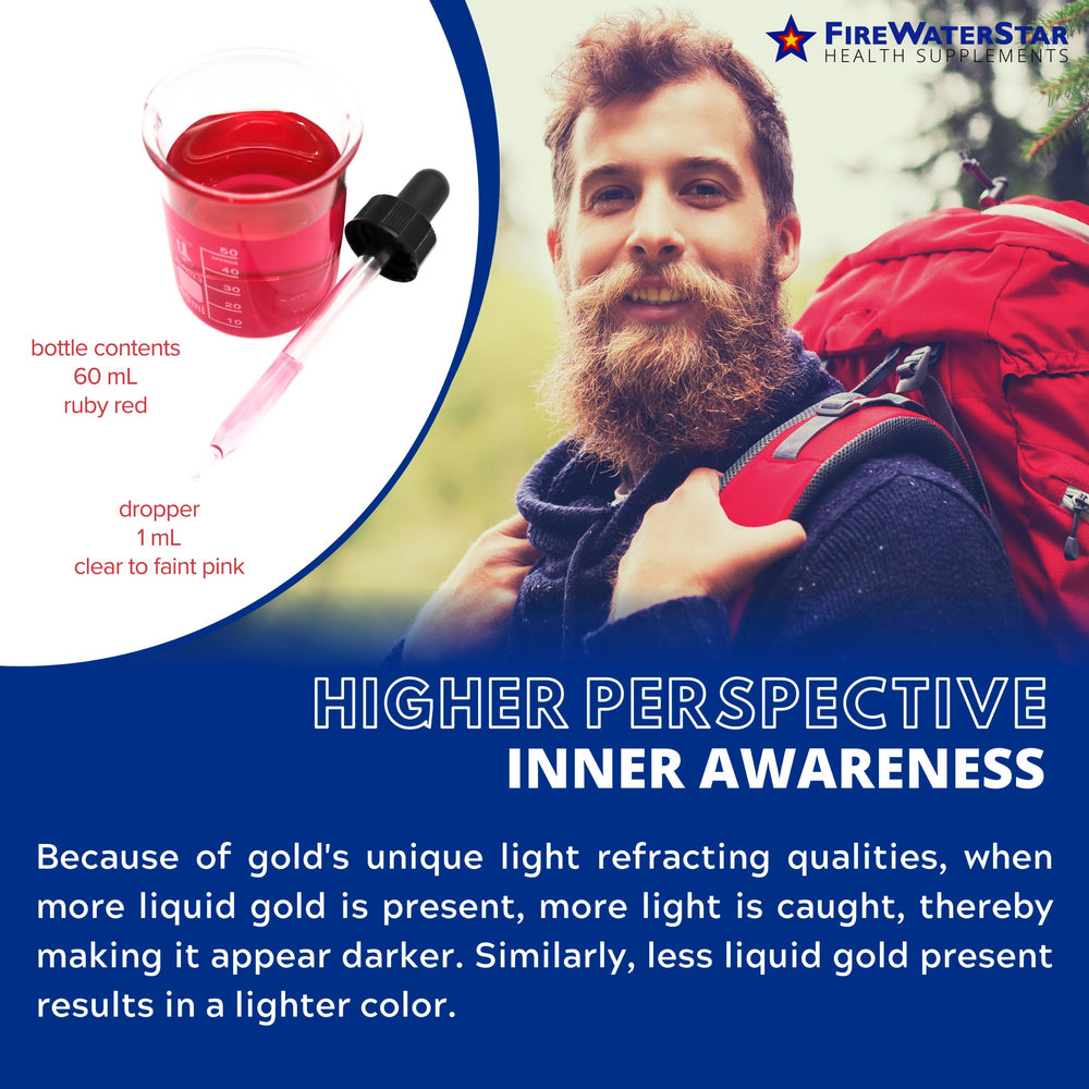 Product label focusing on brain boost, awareness, and intuition