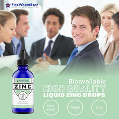 Graphic highlighting immune support and wellness benefits of zinc