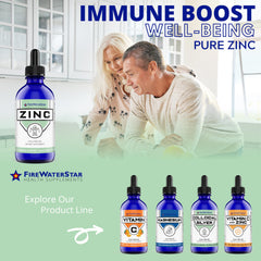 FWS zinc supplement packaging box and bottle