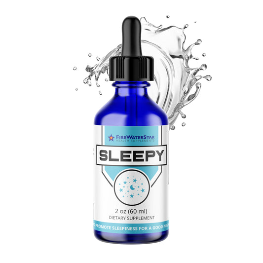 FWS Sleepy liquid bottle with melatonin, magnesium, and L-Theanine