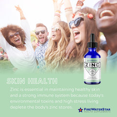 FWS vegan non-GMO organic zinc sulfate liquid drops