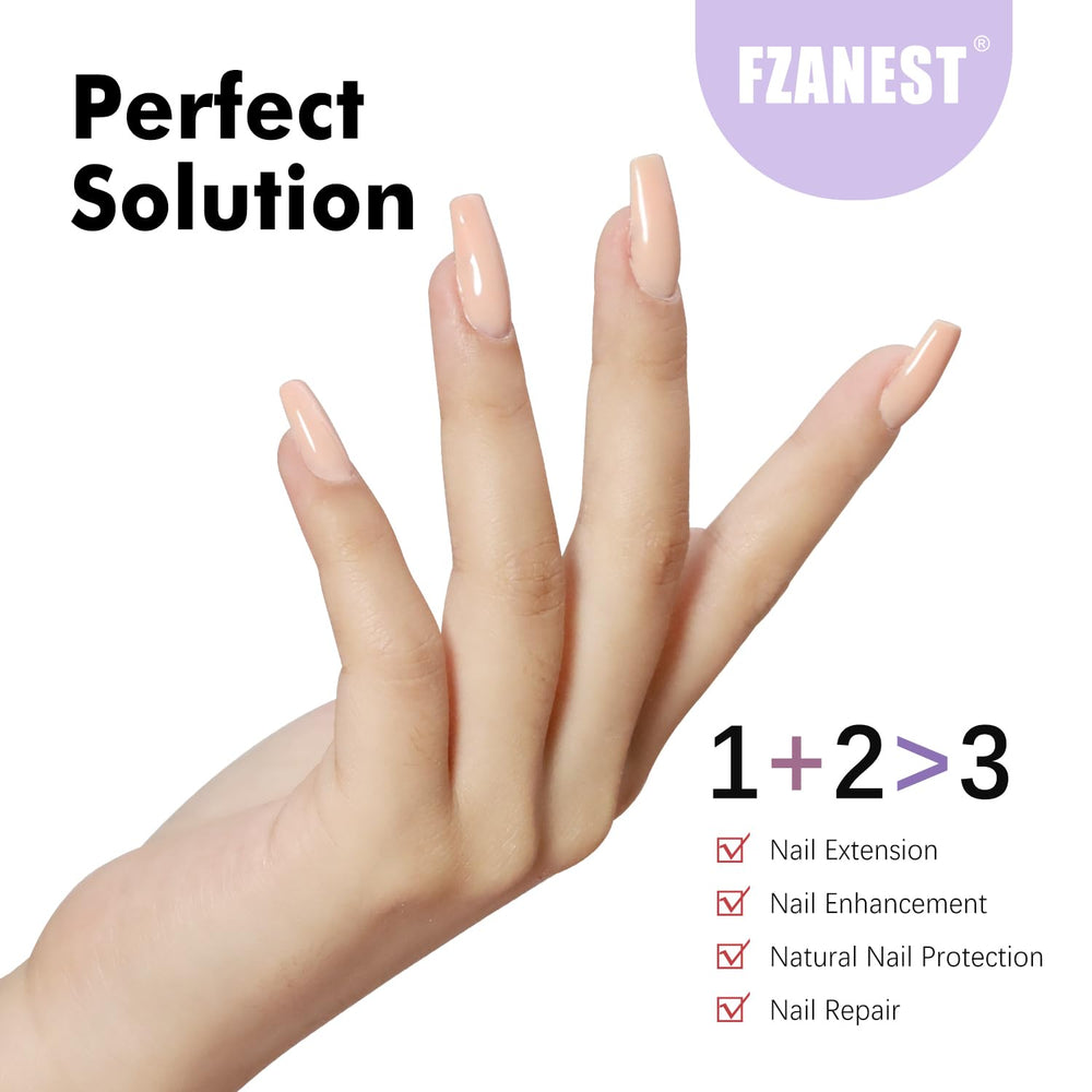 Nail thickening protection supports thin or brittle nails