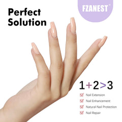 Nail thickening protection supports thin or brittle nails