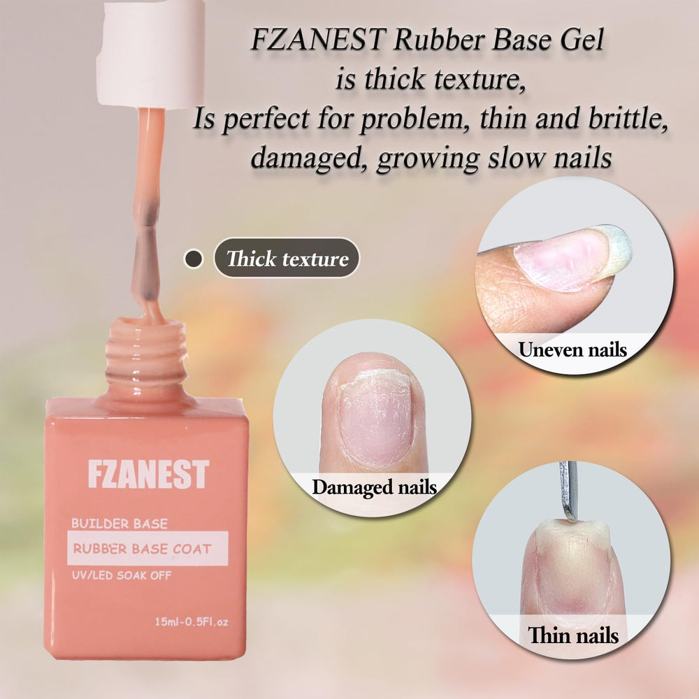 FZANEST self leveling gel enables 2 cm extensions with controlled spreading.
