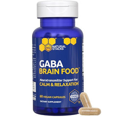 GABA Brain Food label close-up