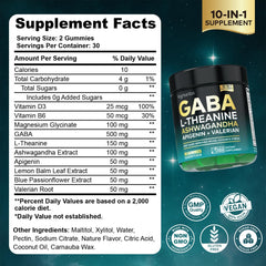 Product packaging and branding for GABA L-Theanine gummies