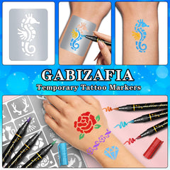 Gabizafia markers suited for cosplay, parties, and school activities.