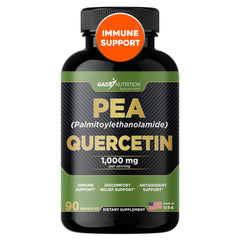 Gade Nutrition Palmitoylethanolamide PEA 800 mg with Quercetin 200 mg bottle front view