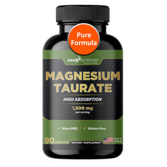Gade Nutrition Pure Magnesium Taurate bottle with capsules