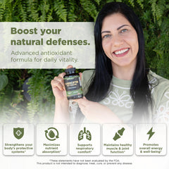Quercetin Phytosome capsules and Bromelain capsules side by side