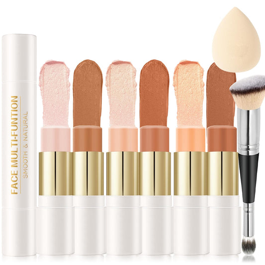 GADMLURY 6-color cream contour set C packaging for on-the-go makeup