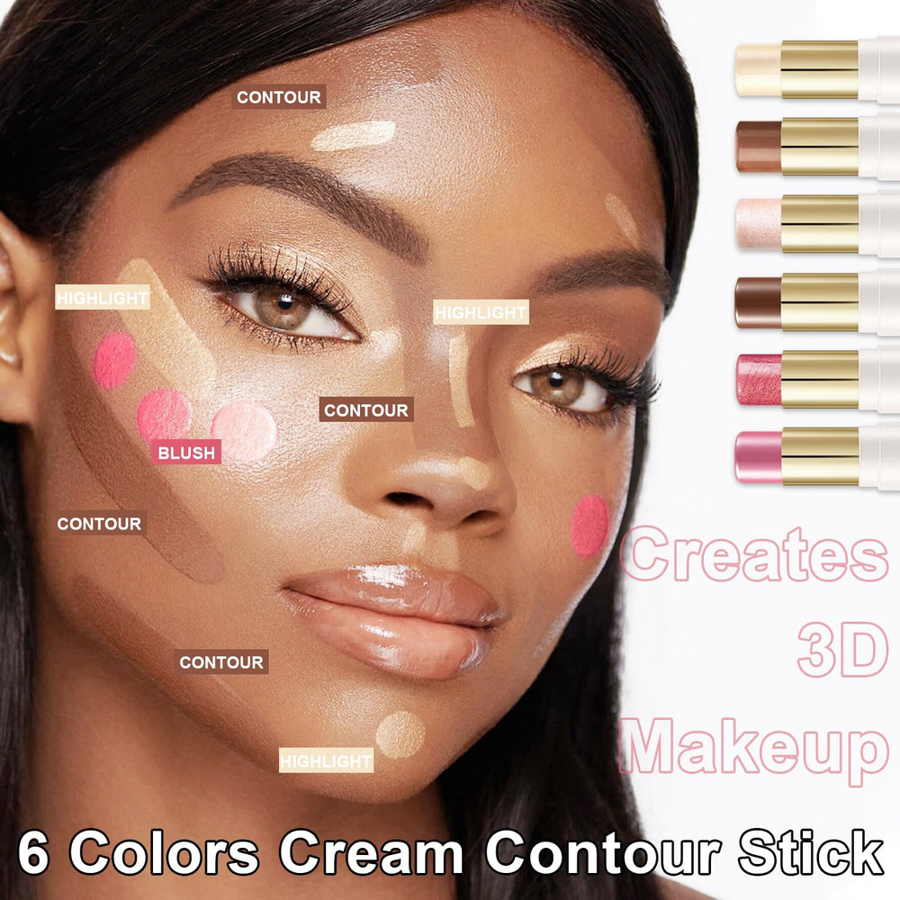 GADMLURY cream blush stick provides rosy glow for soft flush.