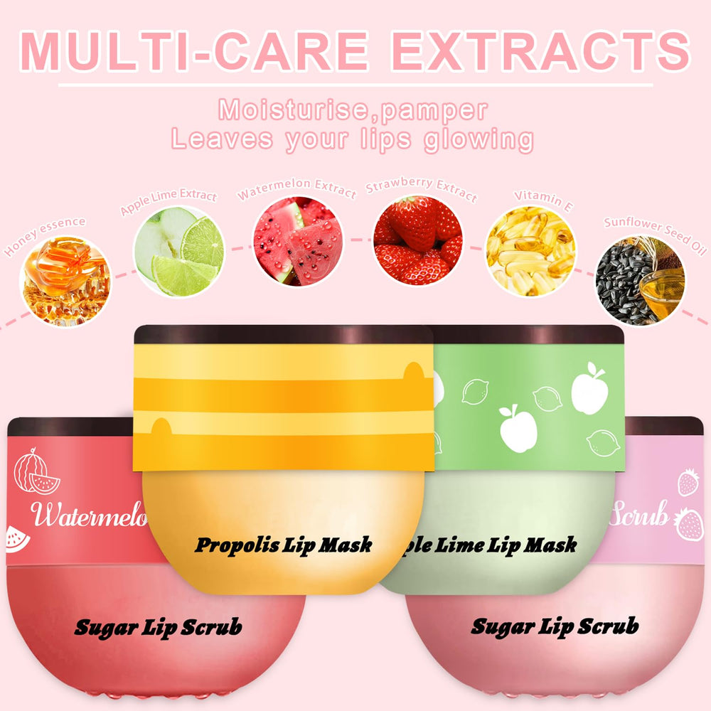 GADMLURY Lip Scrub Watermelon flavor for gentle exfoliation and smoother lips