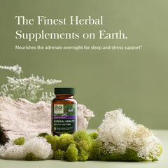 Close-up of liquid phyto-capsules from Adrenal Health Nightly Restore