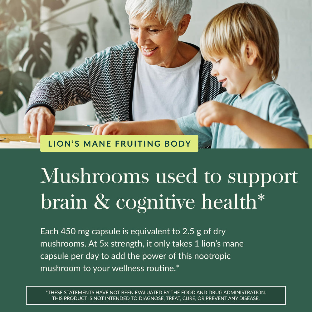 USDA Organic certification for Gaia Herbs Lion’s Mane