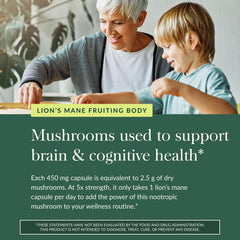 USDA Organic certification for Gaia Herbs Lion’s Mane