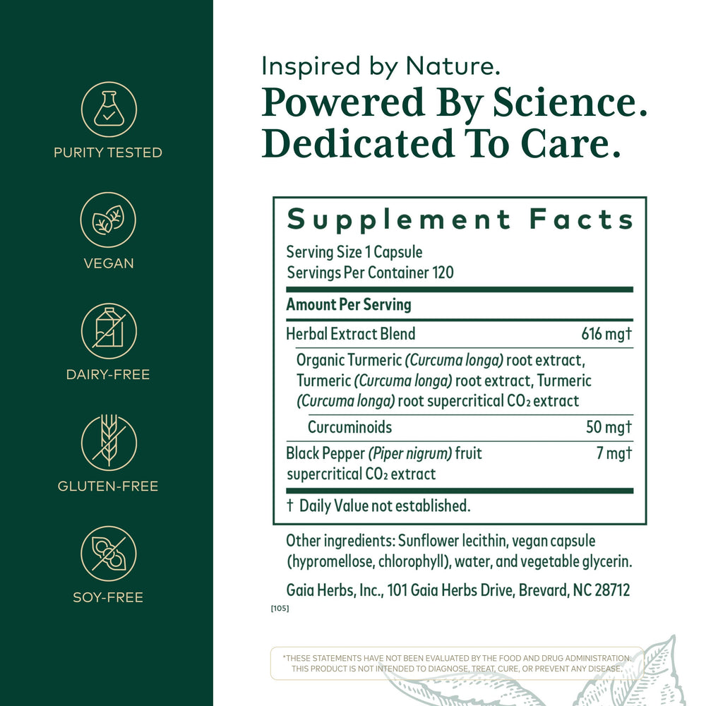 GAIA HERBS PRO close-up of liquid phyto-cap capsule displaying smooth texture and ease of swallowing
