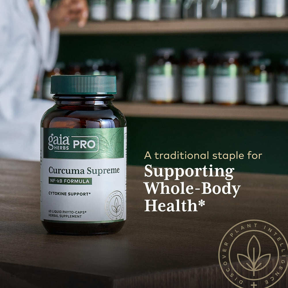 Infographic highlighting immune support and whole-plant turmeric